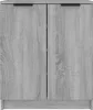 vidaXL Botník Grey Sonoma 59x35x70 cm Dřevěný materiál Náhled obrázku produktu 3