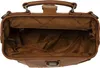 The interior of a brown leather handbag. Podgląd zdjęcia produktu
