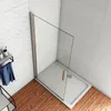 Duschtür 90x197cm Duschdrehtür 6mm Nano-Glas Schwingtür Produktbild-Vorschau 2