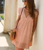 Dámské šaty Sommerkleid, Strickkleid, Ärmellos, S/M, Rosa - Náhled obrázku produktu 6