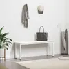 SYFAX™ Panca bianca 110 x 35 x 45 cm Legno di pino Anteprima dell’immagine prodotto 4