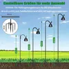 Schäferhaken Schwarz 234 cm Vogelfütterstange mit 5 Krallen Produktbild-Vorschau 5