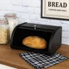 Chlebak metalowy czarny matowy pojemnik na pieczywo z Podgląd zdjęcia produktu 5