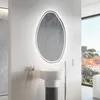 Unregelmäßiger asymmetrischer Spiegel mit LED Beleuchtung Produktbild-Vorschau 1