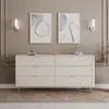 Kommode SCARLETT Beige  6S mit Schubladen Produktbild-Vorschau 1