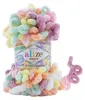 Garn PUFFY Farbe - 100g / 9 m - Weiß,Orange,Rosa Produktbild-Vorschau 2