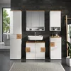 Set di mobili da bagno Vicco Eden Bianco lucido 3 parti, Anteprima dell’immagine prodotto 6