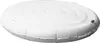 A white, inflatable, round cover for a hot tub is shown from a slightly elevated side angle against a white background. Podgląd zdjęcia produktu
