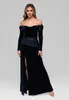 Abendkleid LA-OM-DLR254 - navy XS Produktbild-Vorschau 1