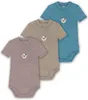 normani 3er Set  Baby Body Kurzarm aus Wolle für Junge und Produktbild-Vorschau 1