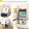 GOPLUS Kinderstaffelei Spieltisch mit Stuhl, Kindertisch Produktbild-Vorschau 3
