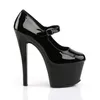 Pleaser USA - y Lack Plateau Pumps SKY-387 schwarz lack Gr. Produktbild-Vorschau 6