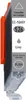 A close-up side view of a gray and orange ink cartridge with text labels. Produktbild-Vorschau