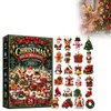3D 24denní Vánoční Brick Ozdoba Adventní Kalendář 24 Náhled obrázku produktu 4