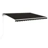 vidaXL Automatische Markise mit LED & Windsensor 450x350 cm Produktbild-Vorschau 3