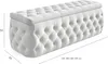 Polsterhocker mit Stauraum Betthocker SEVRA 160x50x45 cm Produktbild-Vorschau 3
