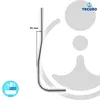 tecuro Spülrohr Ø 28 mm für WC-Druckspüler - Messing Produktbild-Vorschau 2