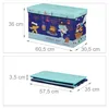Relaxdays Sitzbox Kinder, faltbare Aufbewahrungsbox mit Produktbild-Vorschau 6
