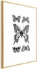 Posterpapier Poster - Five Butterflies 21x30 cm Tiere Produktbild-Vorschau 1