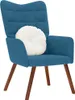 vidaXL Fauteuil relax bleu velours Voir les images du produit 8