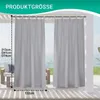 Outdoor Vorhänge Wasserdicht Blickdicht Sonnenschutz Produktbild-Vorschau 7