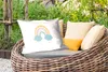 MuchoWow® Outdoor Kissen - Regenbogen - Herzen - Wolken - Produktbild-Vorschau 3