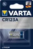 A retail package containing a Varta CR123A Lithium battery. Produktbild-Vorschau
