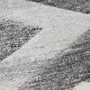 Abstrakter FLURLÄUFER Teppich mit Rauten in creme grau Produktbild-Vorschau 3