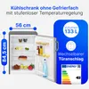 Bomann Kühlschrank ohne Gefrierfach |  | 85cm | leise | 3 Produktbild-Vorschau 2