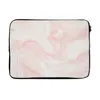 MuchoWow® Laptop Hülle 14 ZollMarmor - Weiß - Rosa - Produktbild-Vorschau 1