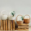 Creative Home Kleiner Weidenkorb mit Griff | Klein 22 x 22 Produktbild-Vorschau 6