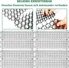 A collage showing a product that is a grid-like plastic barrier, with close-ups of its structure and how it connects, and a diagram of its layout. Náhľad obrázku produktu