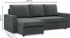 Ausziehbares Ecksofa mit Schlaffunktion NEO, Wohnzimmer Produktbild-Vorschau 6