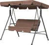 Outsunny Hollywoodschaukel 3-Sitzer Gartenschaukel mit Produktbild-Vorschau 9
