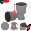 KOTARBAU® Bloempot Plantenpot met Sokkel ⌀ 14 cm PVC Productafbeelding-voorbeeld 5