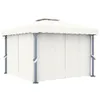 Padiglione con tenda 3x3 m in alluminio bianco crema Anteprima dell’immagine prodotto 6