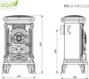 Wkład kominkowy P9 - 8kW Podgląd zdjęcia produktu 3