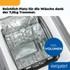 Exquisit Waschmaschine 7,5kg, Toplader, Waschmaschine Produktbild-Vorschau 7