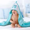 Asciugamano per bambini 100x100 Akuku turchese con rana Anteprima dell’immagine prodotto 3