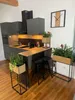Blumenbeet quadratisch LOFT FIORINO Eiche 22x22x50 cm Produktbild-Vorschau 3