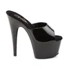 ADORE-701 Damen Slipper von Pleaser, Schwarz Lack , EU 37, Produktbild-Vorschau 5