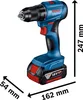 BOSCH Professional GSR 185 LI (1x 4,0 Ah, Ladegerät, Produktbild-Vorschau 3