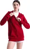 Sweatshirt Hoodies mit Zipper Royyen 3071 Kapuzze – ROT / Produktbild-Vorschau 11