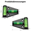 Wiltec magnetische waterpas, kruiswaterpas met 2 libellen, Productafbeelding-voorbeeld 3