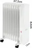 OSLO 2000W Weißer WiFi-Ölradiator Produktbild-Vorschau 5