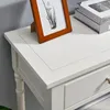 Konsola z litego drewna z 2 szufladami, stolik kawowy z Podgląd zdjęcia produktu 5