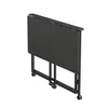 Maclean Klapptisch schwarz mobil Platte 100x50cm max. 50kg Produktbild-Vorschau 4