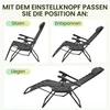 Yaheetech Klappbarer Liegestuhl mit Nackenkissen & Produktbild-Vorschau 6