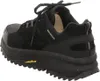 A black Skechers shoe is shown from the side and back. Voir les images du produit