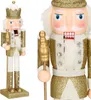 SPRINGOS Nussknacker Figur aus Holz Soldat Höhe: 38 cm mit Produktbild-Vorschau 5